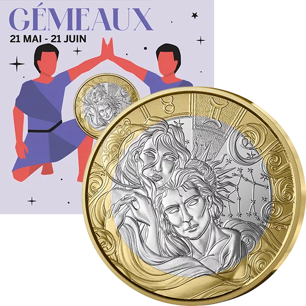 5 euros France Signe du zodiaque - Gémeaux