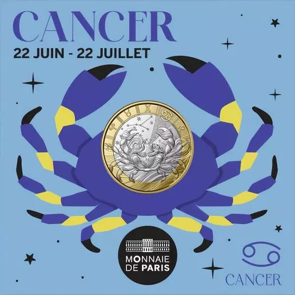 5 euros France Signe du zodiaque - Cancer