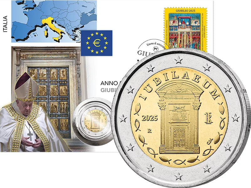 Lettre numismatique de 2 euros - Jubilé d'Italie - Année Sainte 2025