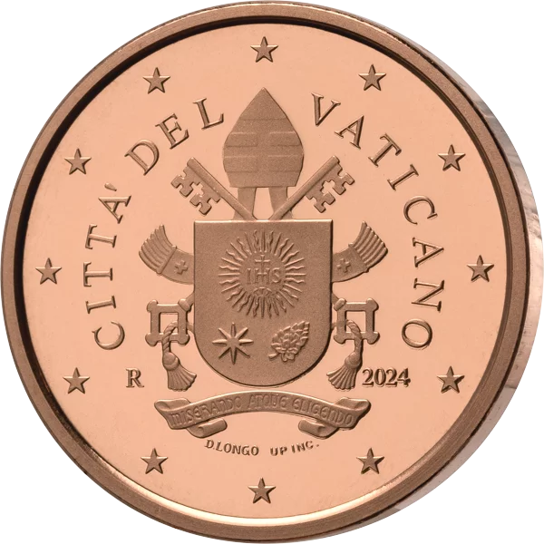 Coffret de pièces en euros Vatican, année de notre choix