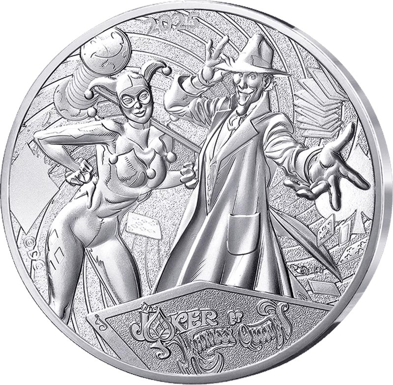 10 euros France Le Joker et Harley Quinn 2025