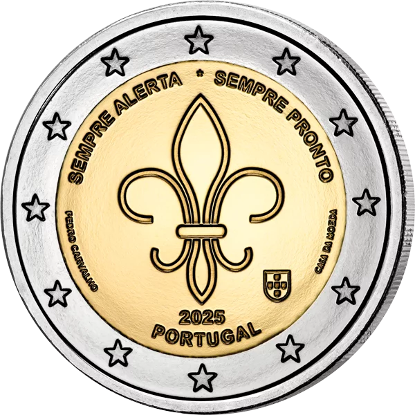 2 euros Portugal 16e Journée mondiale du scoutisme 2025