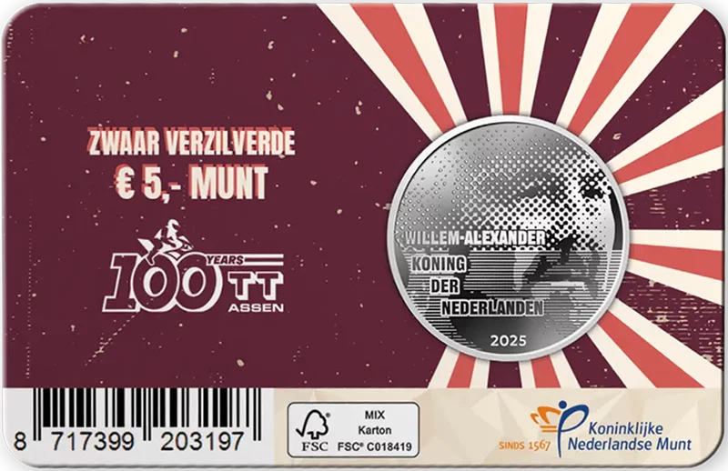Trophée touristique des Pays-Bas du 100e anniversaire (5 euros), Assen 2025