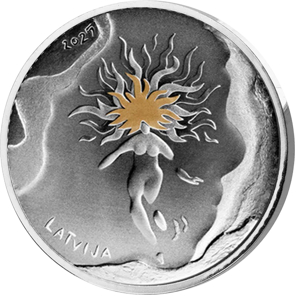 5 euros Lettonie Soleil et Vent - 400 ans de la ville de Liepaja 2025