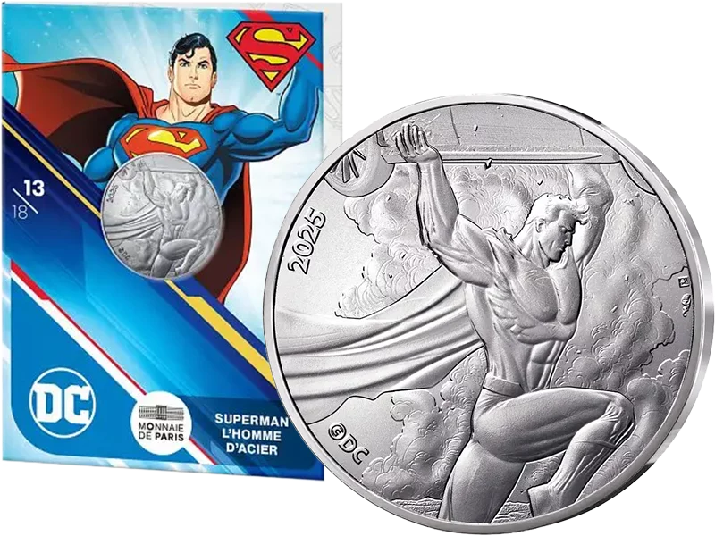 10 euros France Superman Man of Steel 2025