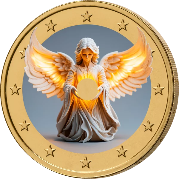 Édition Premium 2 euros Ange Gardien - Porteur de Lumière