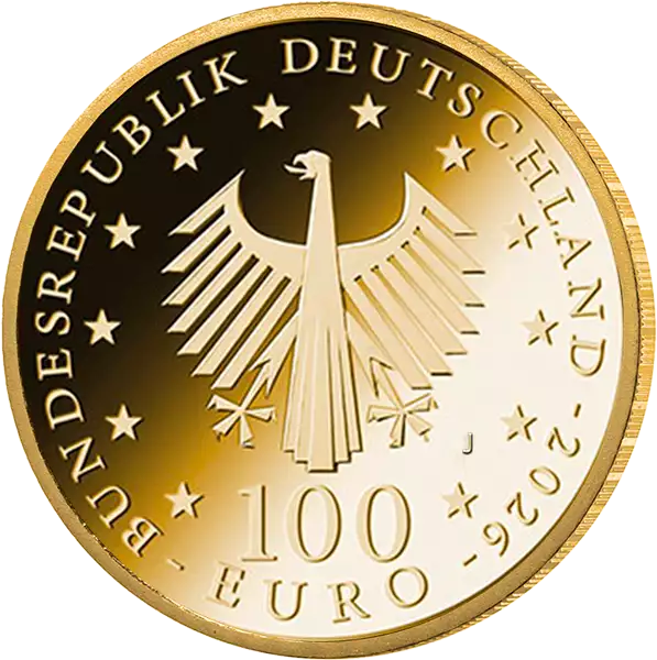 5 x 100 euros République fédérale d'Allemagne Le hêtre du Juif - Droste-Hülshoff 2026 État neuf (A-J)