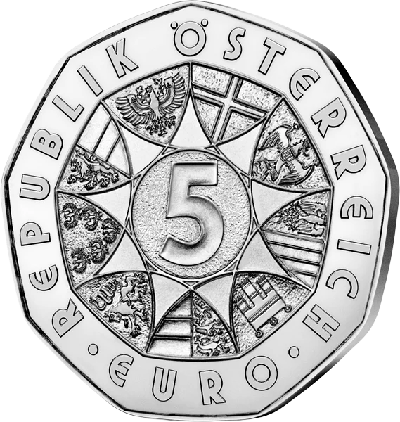 Pièce de Pâques autrichienne de 5 euros - Le Trio des Lièvres de Dürer 2026