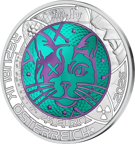 25 euros Autriche Physique quantique 2026