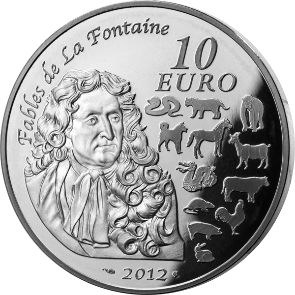10 euros France Année du Dragon 2012
