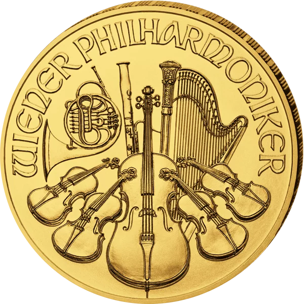 Pièce d'or de 1/10 once Autriche Philharmonie de Vienne 2026