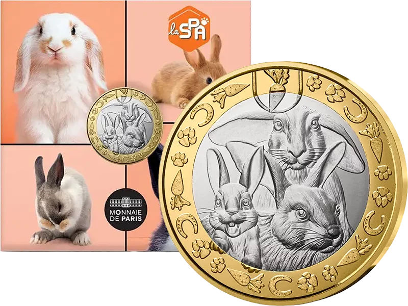 Animaux de compagnie préférés en France (5 euros) - Lapins (2025)
