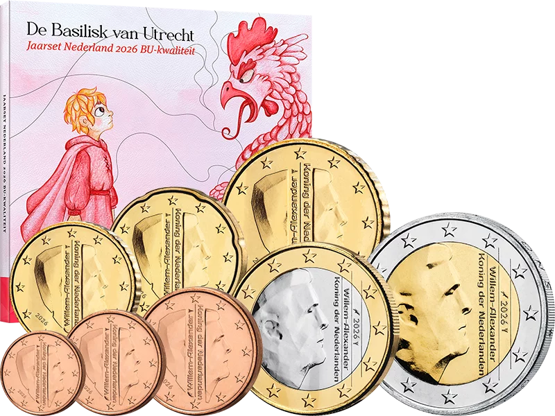Série de pièces en euros Pays-Bas 2026