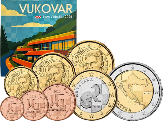 Coffret euros Croatie Vukovar 2026