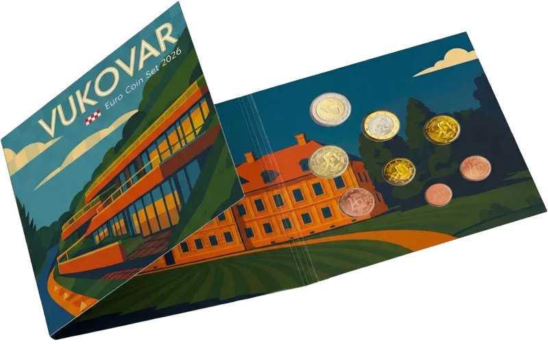 Coffret euros Croatie Vukovar 2026