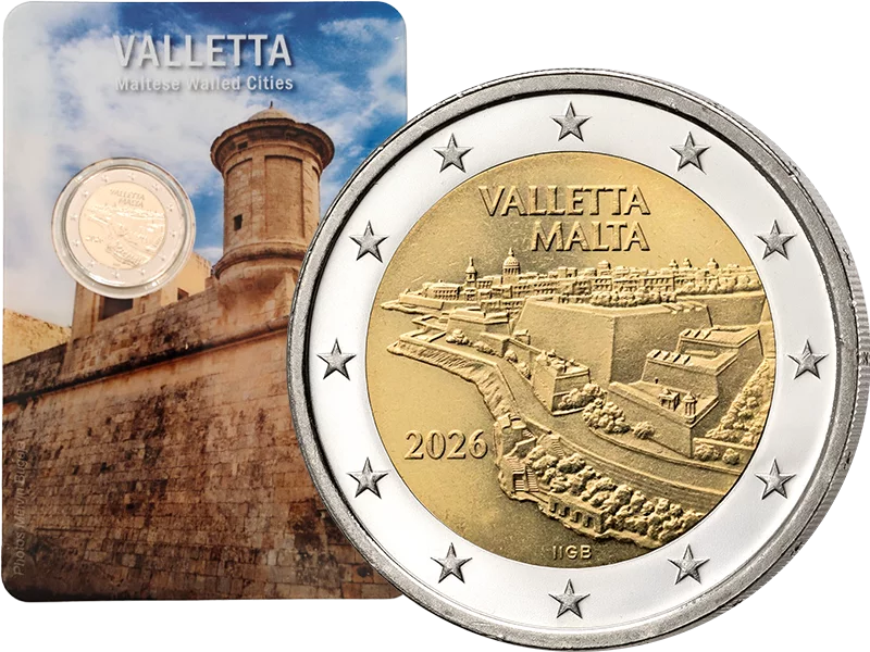 2 euros Malte La Valette 2026