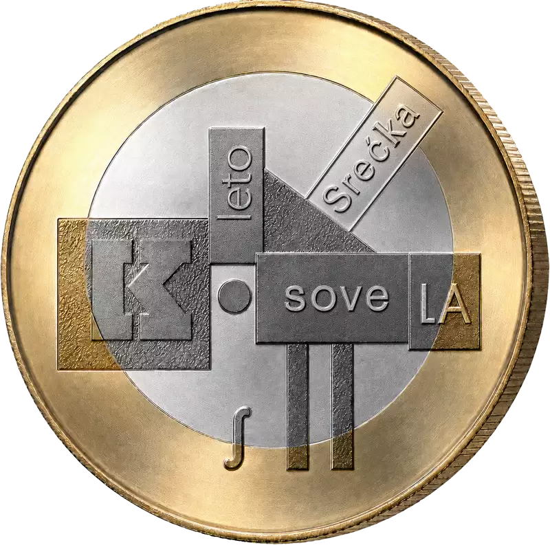 3 Euro Slovénie Année du Poète Srečko Kosovel 2026