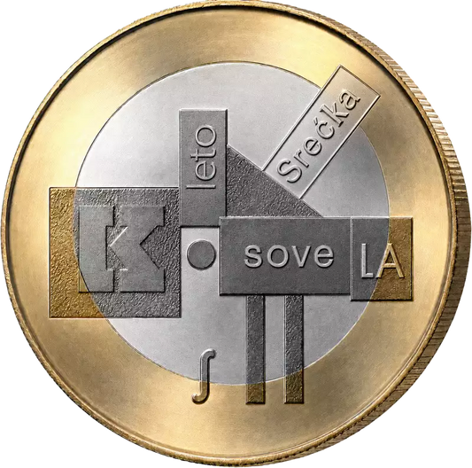 3 Euro Slovénie Année du Poète Srečko Kosovel 2026