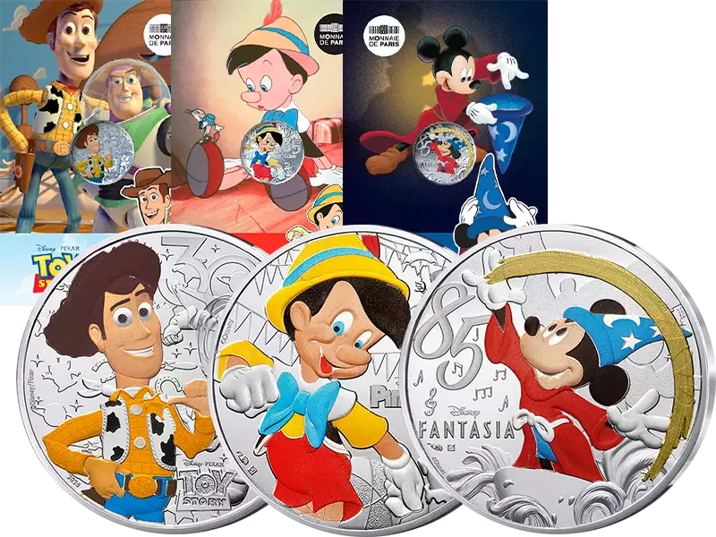 Pack avantageux 3 x 10 euros France Disney Classics 2025