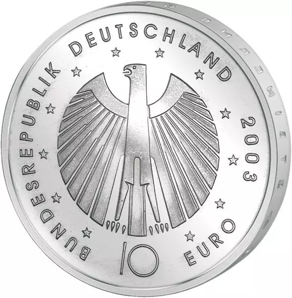 5 x 10 euros Allemagne Coupe du Monde de la FIFA (1ère version) 2003 Épreuve (A-J)