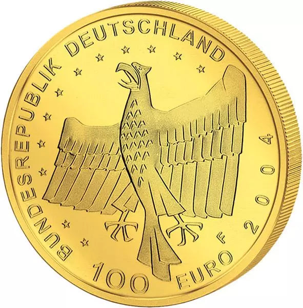 Pièce de 100 euros, République fédérale d'Allemagne, Bamberg, ville inscrite au patrimoine mondial de l'UNESCO, 2004, état neuf