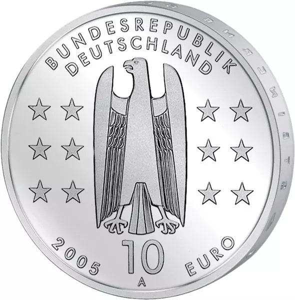 10 euros République fédérale d'Allemagne 1200 ans de Magdebourg 2005 Épreuve