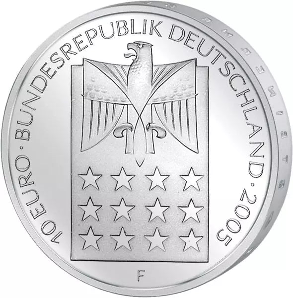 10 euros BRD Bertha von Suttner 2005 BE