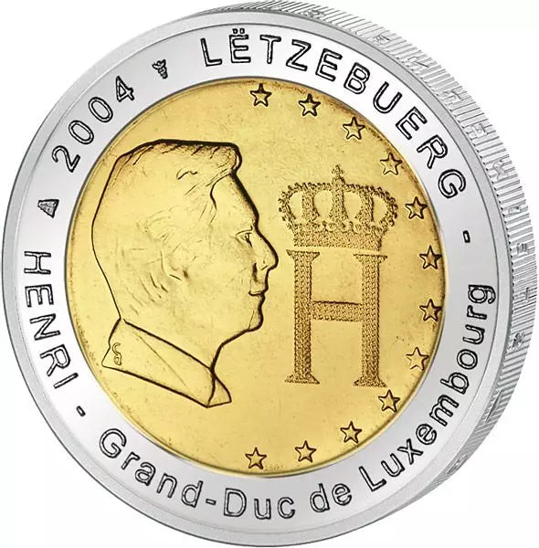2 euros Luxembourg Grand-Duc Henri 2004