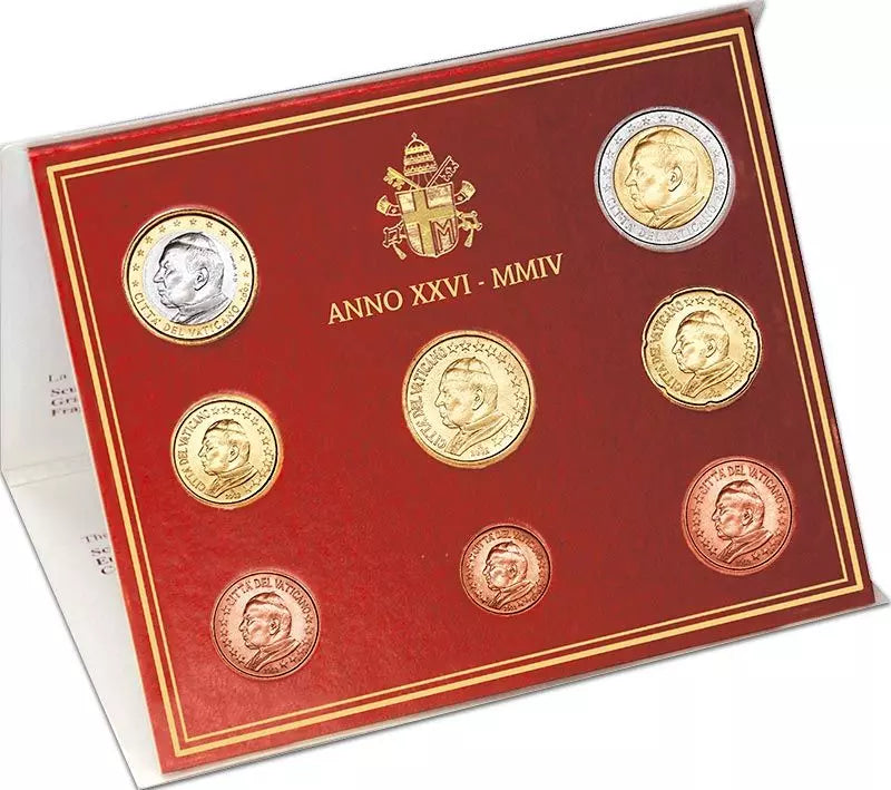 Série de pièces en euros du Vatican 2004