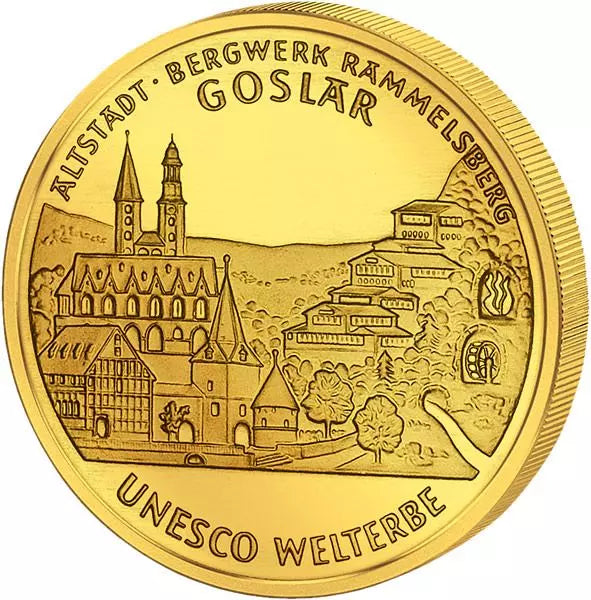 100 euros Allemagne Site du patrimoine mondial de l'UNESCO Vieille ville de Goslar 2008
