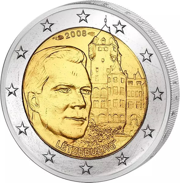 2 euros Luxembourg Château de Berg 2008