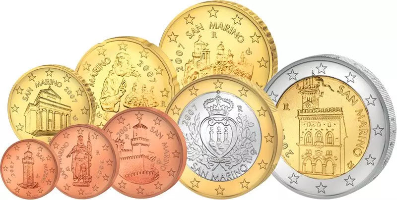 Coffret euros Saint-Marin 2002-2016