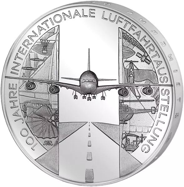 Pièce de 10 euros, République fédérale d'Allemagne, Exposition du centenaire de l'aviation 2009, état neuf
