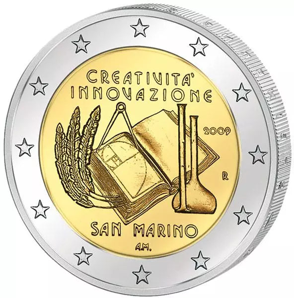 2 Euro Saint-Marin Année de la créativité et de l'innovation 2009