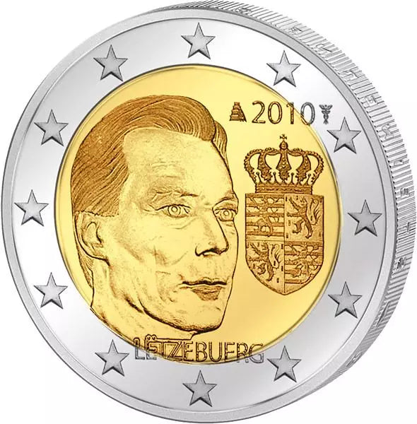 2 euros Armoiries luxembourgeoises Henri 2010