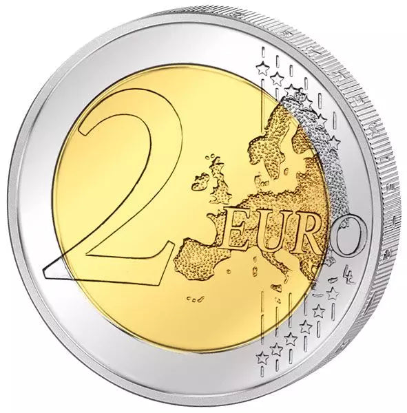 Pièce de 2 euros luxembourgeoise commémorant le centenaire de la mort de Guillaume IV, 2012