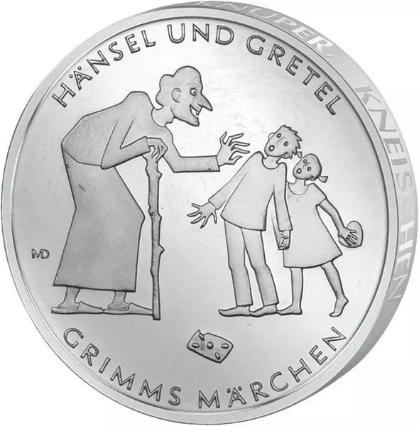 Pièce de 10 euros de la République fédérale d'Allemagne, Contes de Grimm, Hansel et Gretel, 2014, état neuf