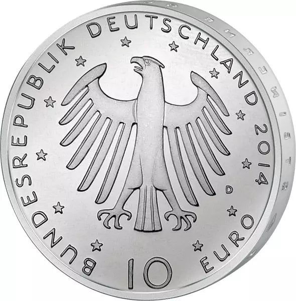 Pièce commémorative de 10 euros, République fédérale d'Allemagne, 150e anniversaire de Richard Strauss, 2014, qualité Fleur de Coin
