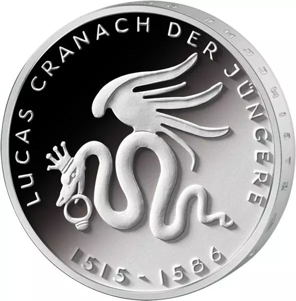 10 euros Allemagne 500e anniversaire de Lucas Cranach 2015 Preuve