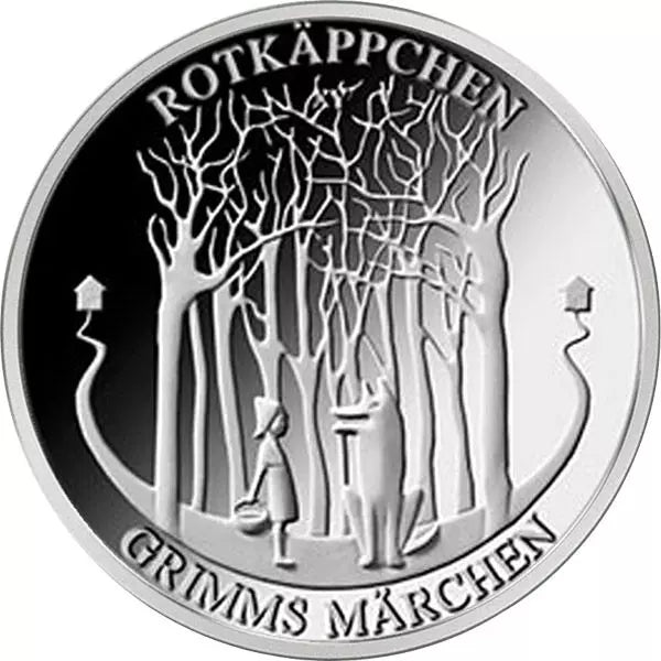 20 euros BRD Contes de Grimm Le Petit Chaperon rouge 2016 Épreuve