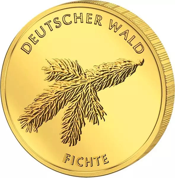 6 x 20 euros RFA Forêt allemande 2010-2015
