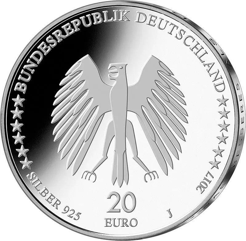 Pièce de 20 euros, Allemagne, Musiciens de la ville de Brême 2017, état neuf