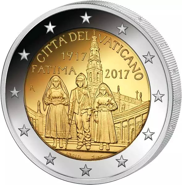 Apparitions au Vatican à Fatima en 2017 (2 euros)