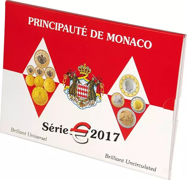 Coffret de pièces de monnaie en euros de Monaco 2017