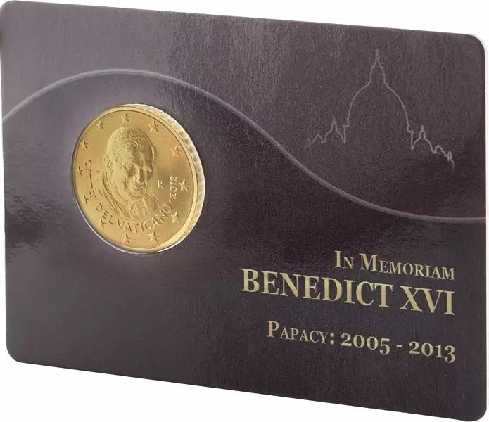 Pièce de 50 centimes Vatican En mémoire du pape Benoît XVI 2006-2013