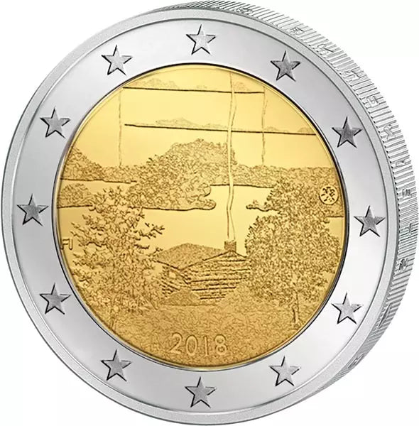 2 Euro Finland Culture du sauna finlandais 2018