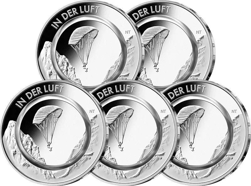 5x10 euros Allemagne Dans les airs 2019 Preuve
