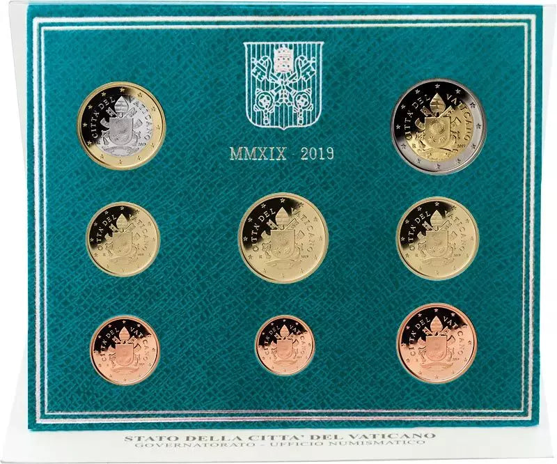 Coffret de pièces en euros du Vatican 2019