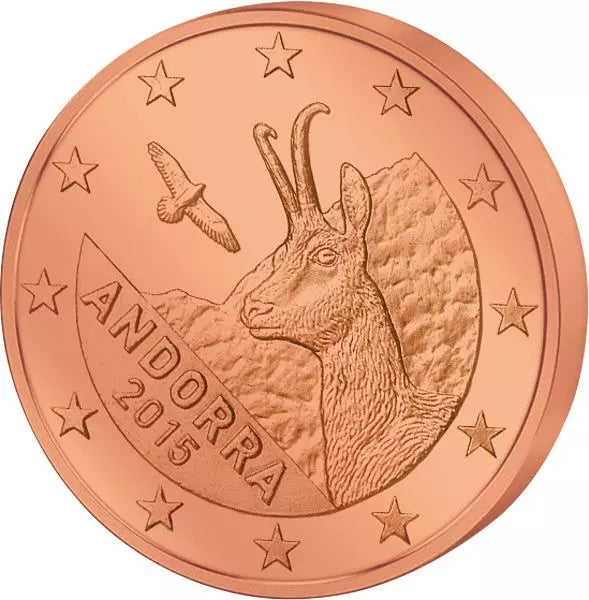 Série de pièces en euros Andorre 2014-2024