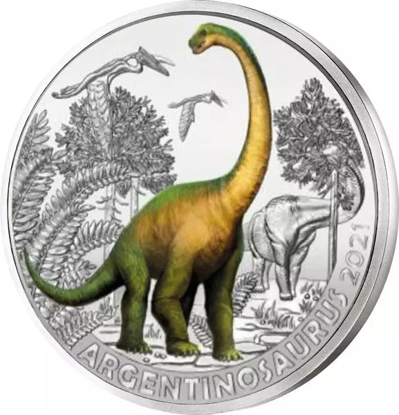 3 Euro Autriche Super-Dinosaure Argentinosaure 2021